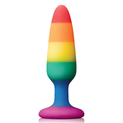    Colours - Pride Edition - Pleasure Plug - Small - Rainbow