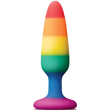    Colours - Pride Edition - Pleasure Plug - Medium - Rainbow