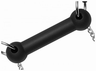 �������� � �������� ��� ������ Equine Silicone Bit Gag with Nipple Clamps