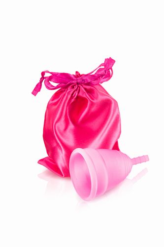   L  Coupe menstruelle rose taille L
