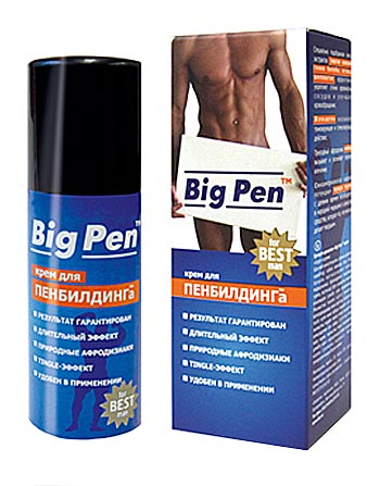 Крем BIG PEN – для увеличения полового члена.