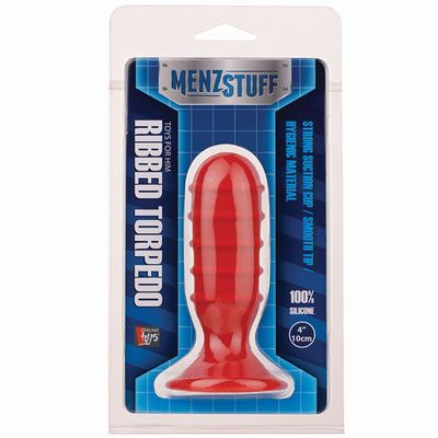 ������� ��������� �������� �� �������� MENZSTUFF RIBBED TORPEDO PLUG  - 10 ��.