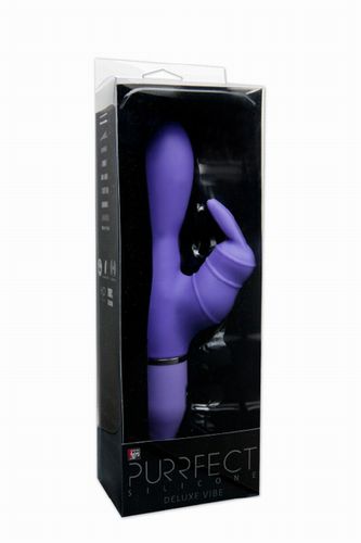 - PURRFECT SILICONE DELUXE DUO VIBE PURPLE