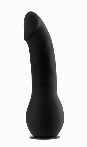  Deluxe Silicone Strap On 8 Inch Black Ouch! 