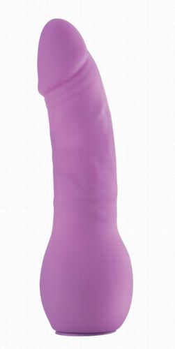  Deluxe Silicone Strap On 10 Inch Purple Ouch! 