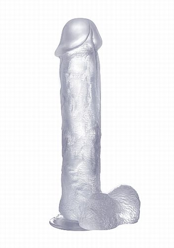  Realistic Cock 11,6" Transparent