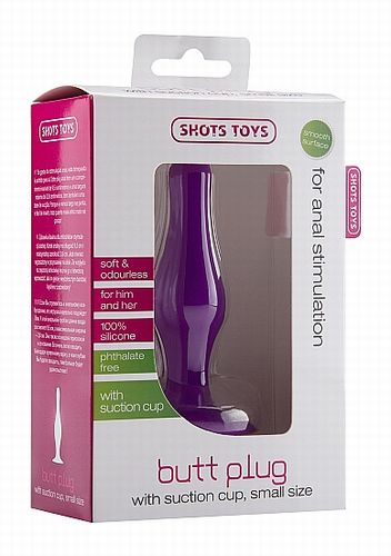 �������� ������ Butt Plug with Suction Cup Smalll Purple 