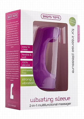 ������� �� ����� Vibrating Sleeve - Purple 