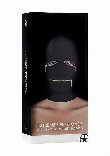    Extreme Zipper Mask with Eye and Mouth Zipper