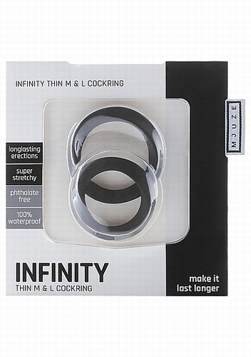    Infinity - M and L Cockring - Black