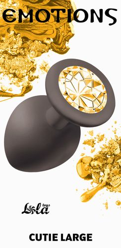 �������� ������ Emotions Cutie Large Black golden crystal