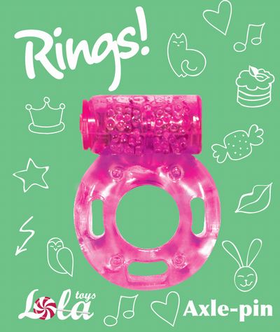 ����������� ������ � ��������� Rings Axle-pin pink 