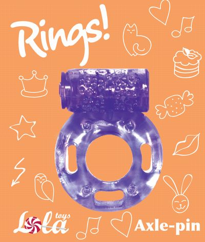 ����������� ������ � ��������� Rings Axle-pin purple 