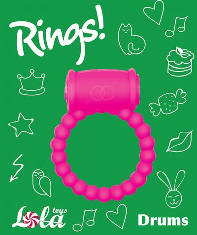 ����������� ������ Rings Drums pink