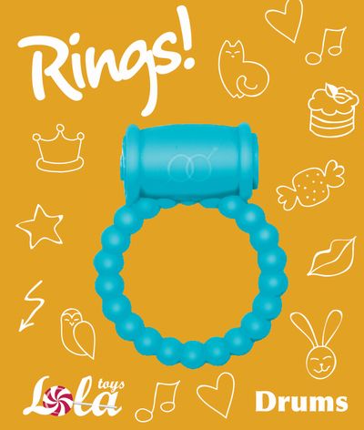����������� ������ Rings Drums sky blue