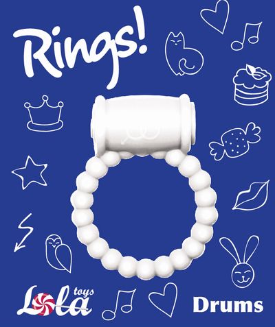 ����������� ������ Rings Drums white 
