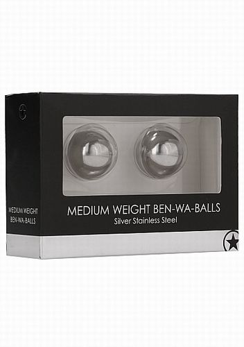  Medium Weight Ben-Wa-Balls Silver 