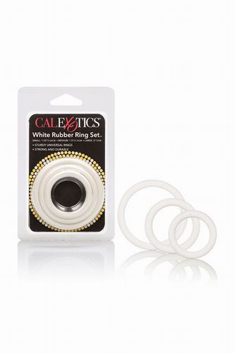   White Rubber Ring - 3 Piece Set
