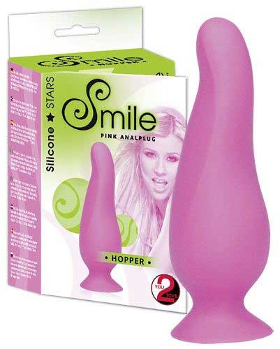     "Smile pink analplug"