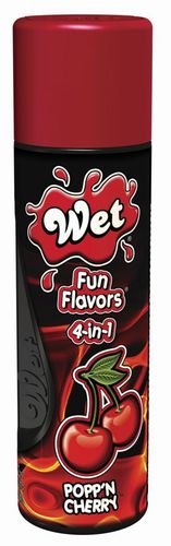Разогревающий лубрикант Wet Fun Flavors Popp n Cherry Flavor Popp n Cherry Flavored Warming Massage 