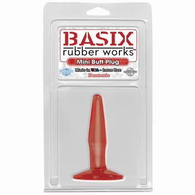    Basix Rubber Works Mini Butt Plug 