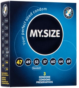 Презервативы MY.SIZE №3 размер 47 - 3 шт.