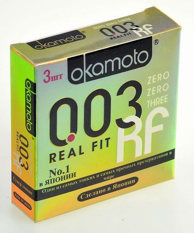     Okamoto 003 Real Fit - 3 .