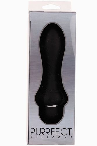׸���� ������������� ��� �������� ���������� PURRFECT SILICONE ANAL VIBRATOR BLACK