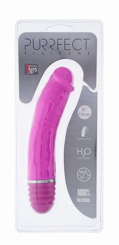 ������� ��������-��������� PURRFECT SILICONE VIBRATOR 6INCH PINK