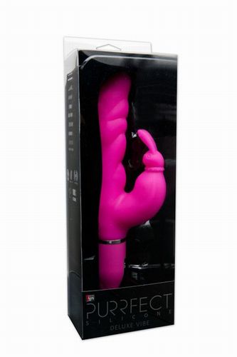      PURRFECT SILICONE DELUXE DUO VIBE PINK