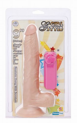     G-GIRL STYLE 9INCH VIBRATING DONG