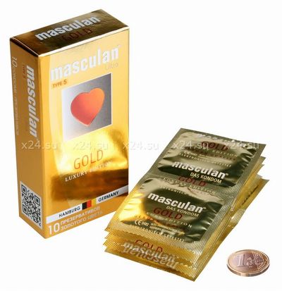 Презервативы Masculan 4 Ultra , 10шт Золотого цвета