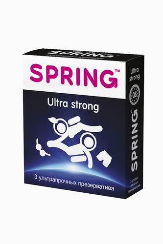 Презервативы SPRING ULTRA STRONG - ультра прочные, №3,  ШТ